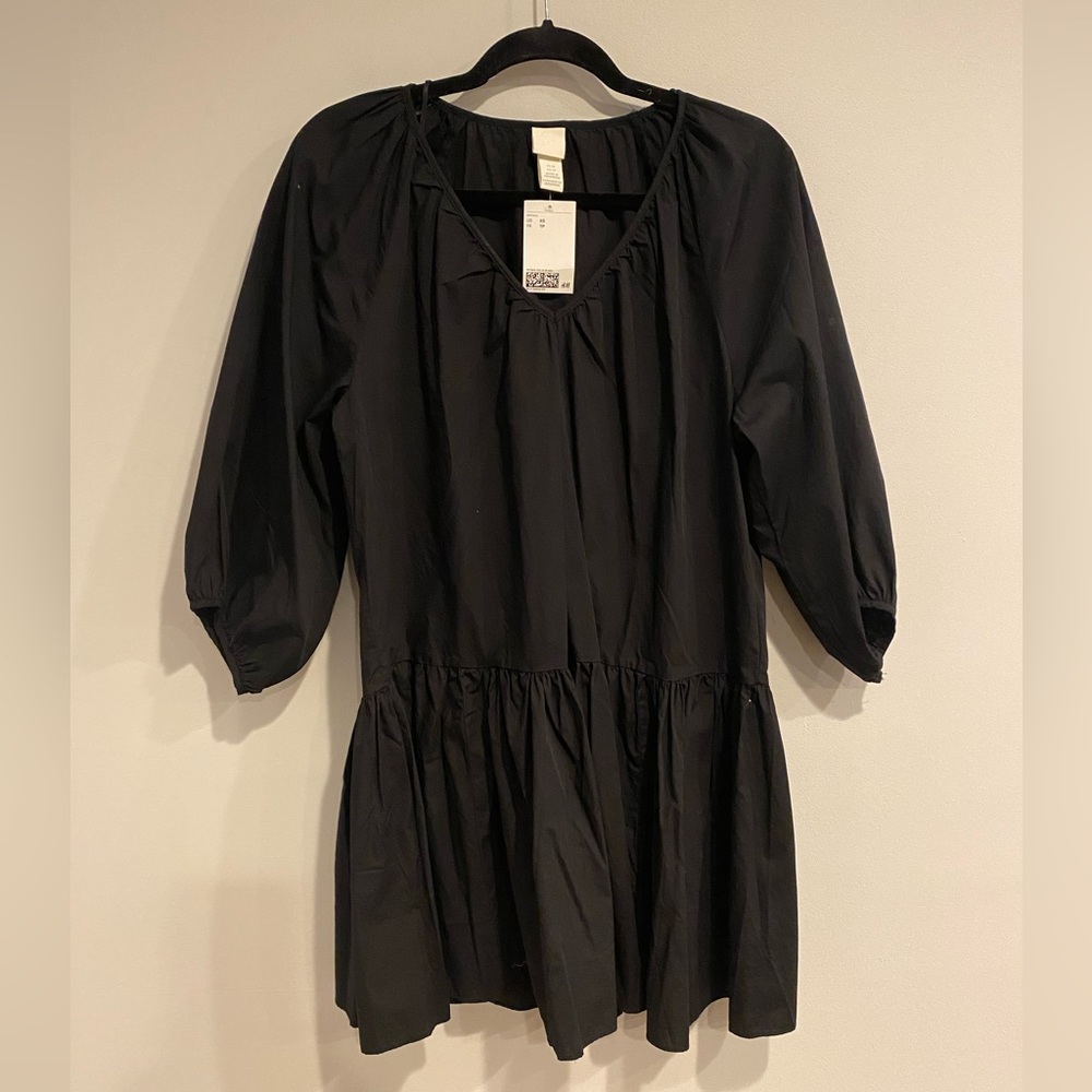 H&M Cotton Dress NWT LBD Little Black Dress Mini Dress